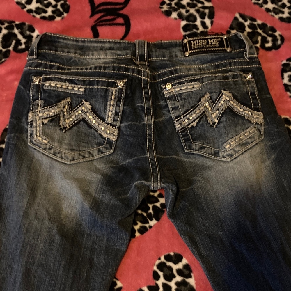 Miss Me Women's Dark Blue Straight Jeans